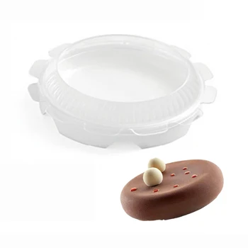 1 комплект круглой силиконовой формы Eclipse для муссов, мороженого, шифоновых тортов, Формы для выпечки, Аксессуары для украшения, Инструменты для выпечки