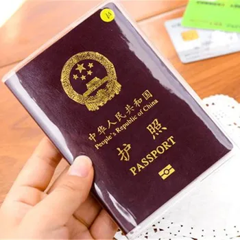 1 шт. Водонепроницаемые сумки для паспортов Прозрачная Обложка для паспорта Защитный рукав для паспорта Адвокатская карточка Держатель для паспорта