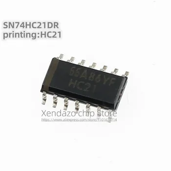 10 шт./лот SN74HC21DR SN74HC21 Шелкотрафаретная печать HC21 SOP-14 посылка Оригинальный логический чип