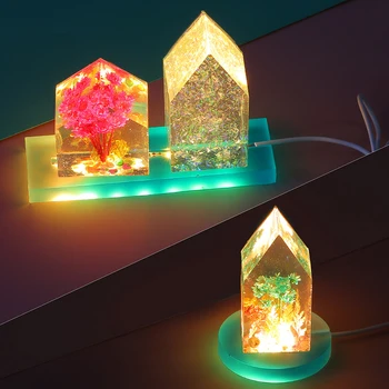 1ШТ Инновация и простота Круглая силиконовая форма для украшения маленького домика со светодиодной подсветкой в виде ночника
