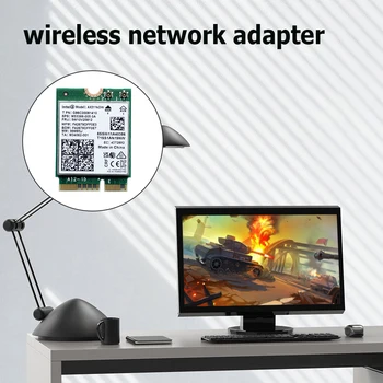 2,4 ГГц/5 ГГц WiFi-карта, совместимая с Bluetooth, 5,3 3000 Мбит/с Сетевая Карта WIFI6E, Двухдиапазонный Беспроводной WiFi-Адаптер для Windows 10 LINUX