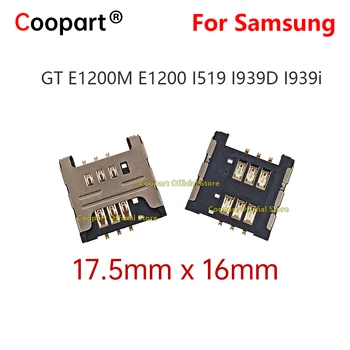 2шт гнездо для SIM-карты слот держатель разъем для Samsung GT E1200M E1200 I519 I939D I939i размер 17,5*16 мм