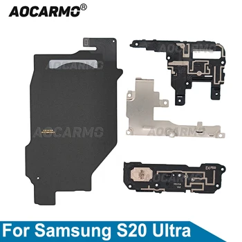 Aocarmo для Samsung Galaxy S20U S20, ультра Беспроводная зарядная катушка, Громкоговоритель NFC, Сигнальная Антенна, Материнская плата, Металлический Лист, крышка
