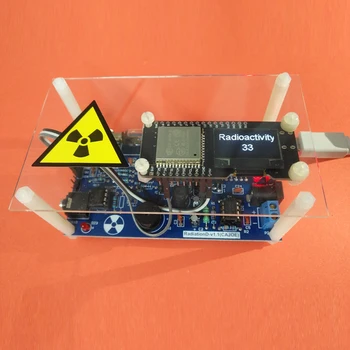 mythtiger Комплект счетчика Гейгера с открытым исходным кодом, собранный своими руками, детектор ядерного излучения GM, бета-гамма-трубка, γβ-лучевое излучение