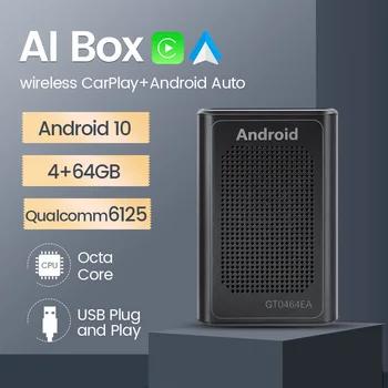 Navifly Беспроводной Carplay Ai Box Android Box Android10 Автомобильный Радио Мультимедийный Плеер для Audi Honda Benz Ford Nissan Современный BMW GPS