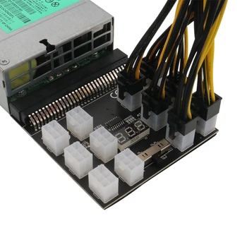 PCI-E 6Pin Блок Питания Breakout Board Адаптер Конвертер 12V для Ethereum BTC Antminer Miner Mining N84A