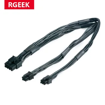 RGeek 16AWG PCI Express 8-контактный к Двойному Mini 6-Контактный Кабель-Адаптер Питания для Видеокарты Mac Pro GTX 1080 Power Mac G5 15 дюймов (37 см)