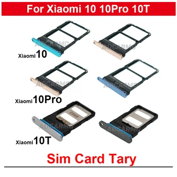 Sim-карта для Xiaomi 10T 10Pro Mi 10 Pro Держатель лотка для sim-карты Разъем для ремонта Запасных частей