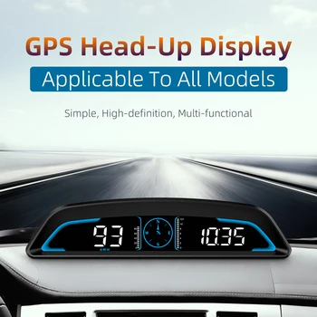 Автомобильный спидометр G3 GPS HUD с головным дисплеем, цифровое напоминание, сигнализация, спидометр, электронные аксессуары для всех автомобилей