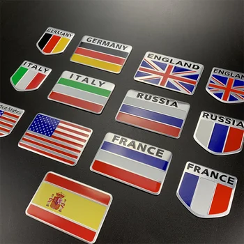 Аксессуары для автомобильных наклеек с национальным флагом для Peugeot 107 108 206 207 208 301 307 308 407 408 508 2008 3008 4008 5008 Exalt