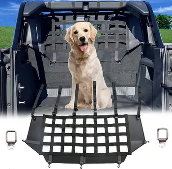 Для Ford Bronco 2021 2022+ 4- Разделитель спинки дверного автомобильного сиденья, сетка для перевозки собак, сетка для домашних животных, изолирующий барьер