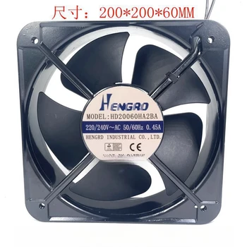 Для HENGRD20060HA2BA 220/240 В 0.45A 20 см 20060 осевой вентилятор