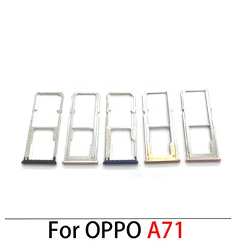 Для OPPO A71 A73 A74 4G 5G слот для sim-карты, держатель лотка, разъем для чтения sim-карт, запасная часть