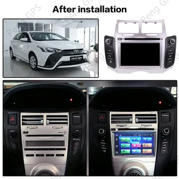 для Toyota Yaris 2012-2015 Android10 4 + 128 Г Экран Автомобильный Мультимедийный DVD-Плеер GPS Навигация Авто Аудио Радио Стерео Головное Устройство