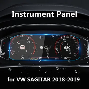 для Volkswagen VW SAGITAR 2019 Защитная пленка для экрана приборной панели автомобиля с ЖК-дисплеем из закаленного стекла