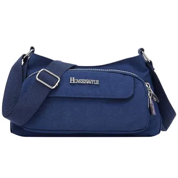 Женская сумка, женская сумка через плечо, высококачественная Водонепроницаемая нейлоновая сумка с несколькими карманами, сумка через плечо, молнии, сумка для покупок, мешок