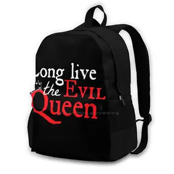 Злая Королева Большой Емкости Модный Рюкзак Для Ноутбука Дорожные Сумки Злая Королева Да Здравствует Королева Зла Eq Ouat Унция Oncer Evil