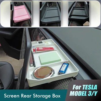Коробка Для Ключей Из Ткани ETC Card Tissue Для Tesla Modele 3 Model Y TPE Приборная Панель Лоток Для Хранения Солнцезащитных Очков Экран Задняя Скрытая Укладка Горячая Распродажа