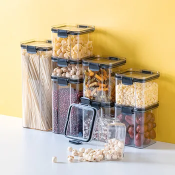 кухонный контейнер для хранения и организации кухни Сахарница Пластиковые аксессуары для заказа Бутылочки Банки Коробки Для дома