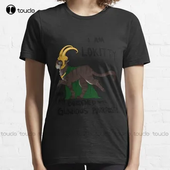 Локитти Эбигейл Локитти (на заказ) Классическая футболка Мужские высокие футболки на заказ Aldult Подростковая футболка унисекс с цифровой печатью Xs-5Xl