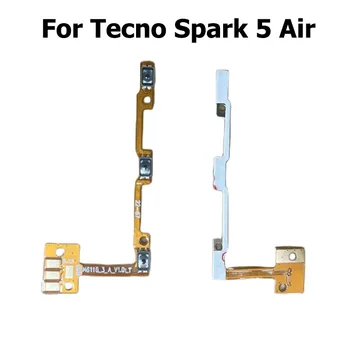 Новая боковая кнопка включения выключения Кнопка регулировки громкости Гибкий кабель Лента для Tecno Spark 5 Air