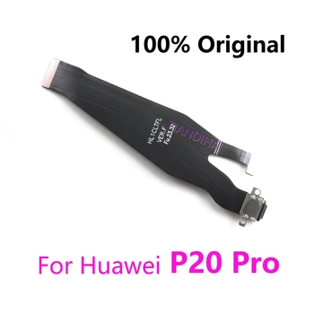 Оригинал Для Huawei P20 Pro P20Pro USB Порт Зарядное Устройство Зарядная Плата Док-станция Штекерный Разъем Гибкий Кабель Запасные Части