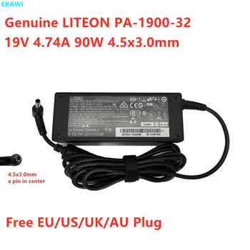 Подлинный LITEON PA-1900-32 19V 4.74A 90W 4.5x3.0mm Адаптер Переменного Тока Для Зарядного Устройства Для Ноутбука