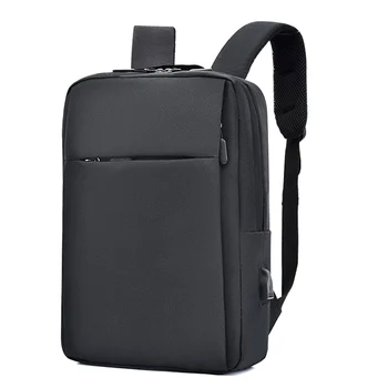 Противоугонный рюкзак для ноутбука, вместительная дорожная сумка, мужской водонепроницаемый рюкзак, Школьная сумка для студентов-Черный