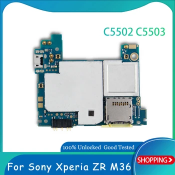 Разобранная оригинальная материнская плата Материнская плата Logic Board для Sony Xperia ZR M36 M36h C5502 C5503 Материнская плата с полными чипами