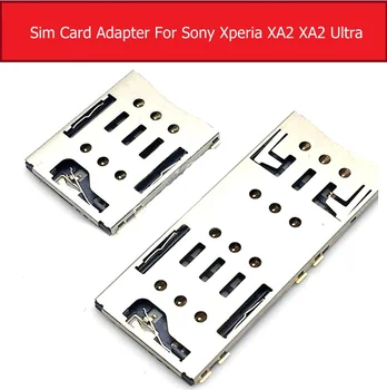 Разъем Адаптера Daul и Одной Sim-карты Для Sony Xperia XA2/XA2 Ultra H4133 H4233 Micro SD и Замена Держателя Sim-карты