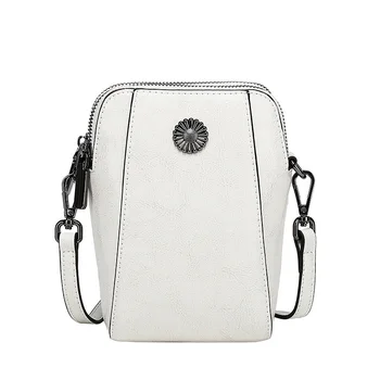 Роскошная дизайнерская сумка через плечо, женская сумка-мессенджер, модная повседневная маленькая сумка через плечо с маслом и воском для женщин
