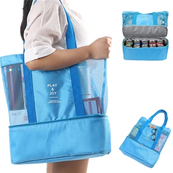 Сумка для хранения портативной сумки с буквенным принтом большой емкости, сумка через плечо для ланч-бокса, книг
