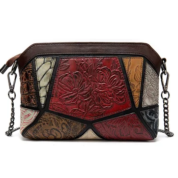 Уникальный дизайн, клатч из натуральной кожи с плечевым ремнем, популярная дизайнерская женская сумка через плечо, сумка-слинг