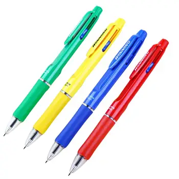 Шариковая ручка в стиле коммерческого пресса, коммерческие подарочные ручки для школьного офиса, автоматическая шариковая ручка Core Solventborne, разные цвета