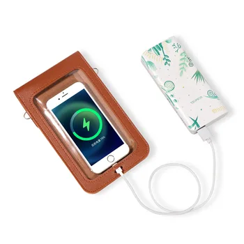 2023 Женская сумка для телефона, сумка через плечо, кошелек для мобильного телефона с сенсорным экраном, сумка через плечо из искусственной кожи, сумочка, держатель для карт, сумка-мессенджер