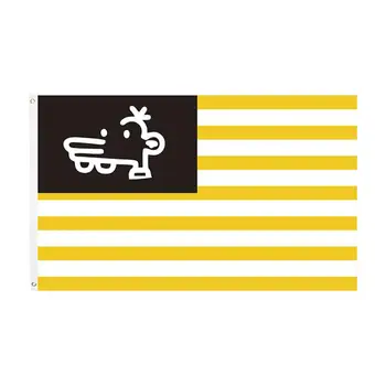 90x150 см Флаг США Мэнни Черный, Устойчивый К Выцветанию Символ Единства И Мира Флаг Для Наружного Декора Сада И Патио
