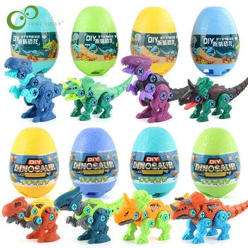 Дети своими руками разбирают модель яйца динозавра, Винт, практические навыки, игрушки для раннего образования, подарок на день рождения для мальчиков XPY