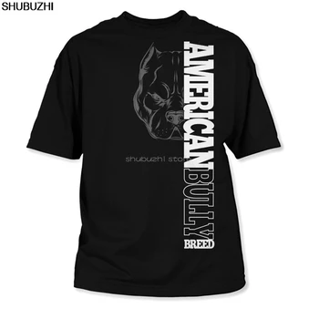 мужская футболка, Новая крутая мужская футболка с коротким рукавом, топы American Bully Breed, крутая футболка, мужские брендовые топы sbz5073