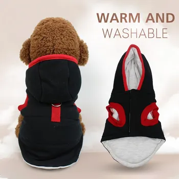 Одежда для домашних животных спортивная рубашка пальто для собаки со шляпой куртка шапка для щенка хлопковая куртка