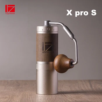 Ручная кофемолка 1ZPRESSO X-Pro S, Новая внешняя регулировка, простое обнуление кофемолки, обеспечивающее оптимальную точность и контроль